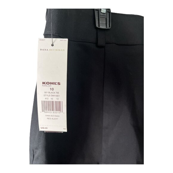 Dana Buchman Black Utility Pencil Skirt – Size 10 (NWT) - Picture 4 of 5